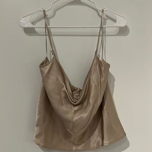 Zara Cowl Neck Crop Top | Size XL NWT